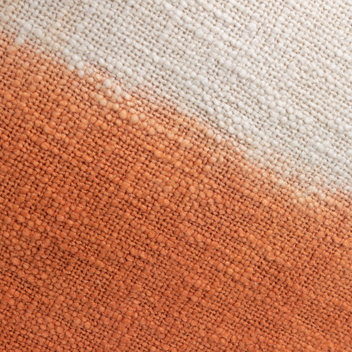 Furn. Mizu Dip Dye Printed 50cm x 50cm Filled Cushion Amber