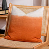 Furn. Mizu Dip Dye Printed 50cm x 50cm Filled Cushion Amber