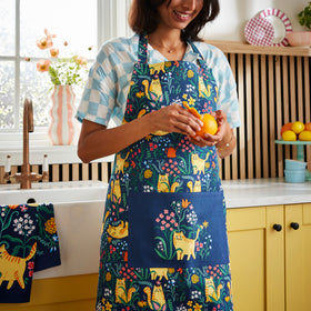 Ulster Weavers Marmalade Meadow Cotton Apron Navy