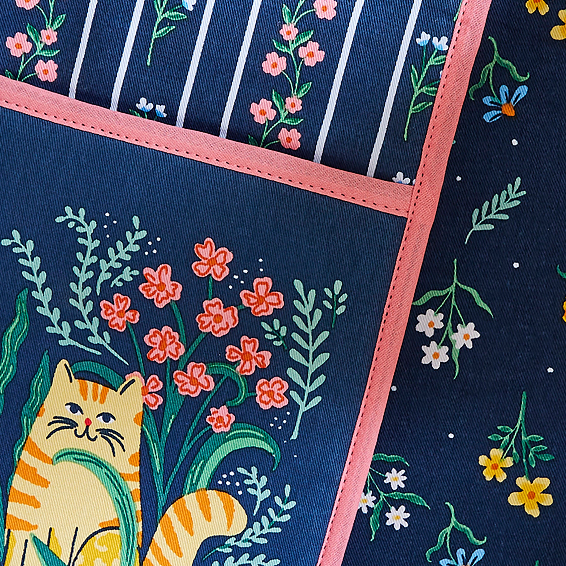 Ulster Weavers Marmalade Meadow Double Oven Glove Navy