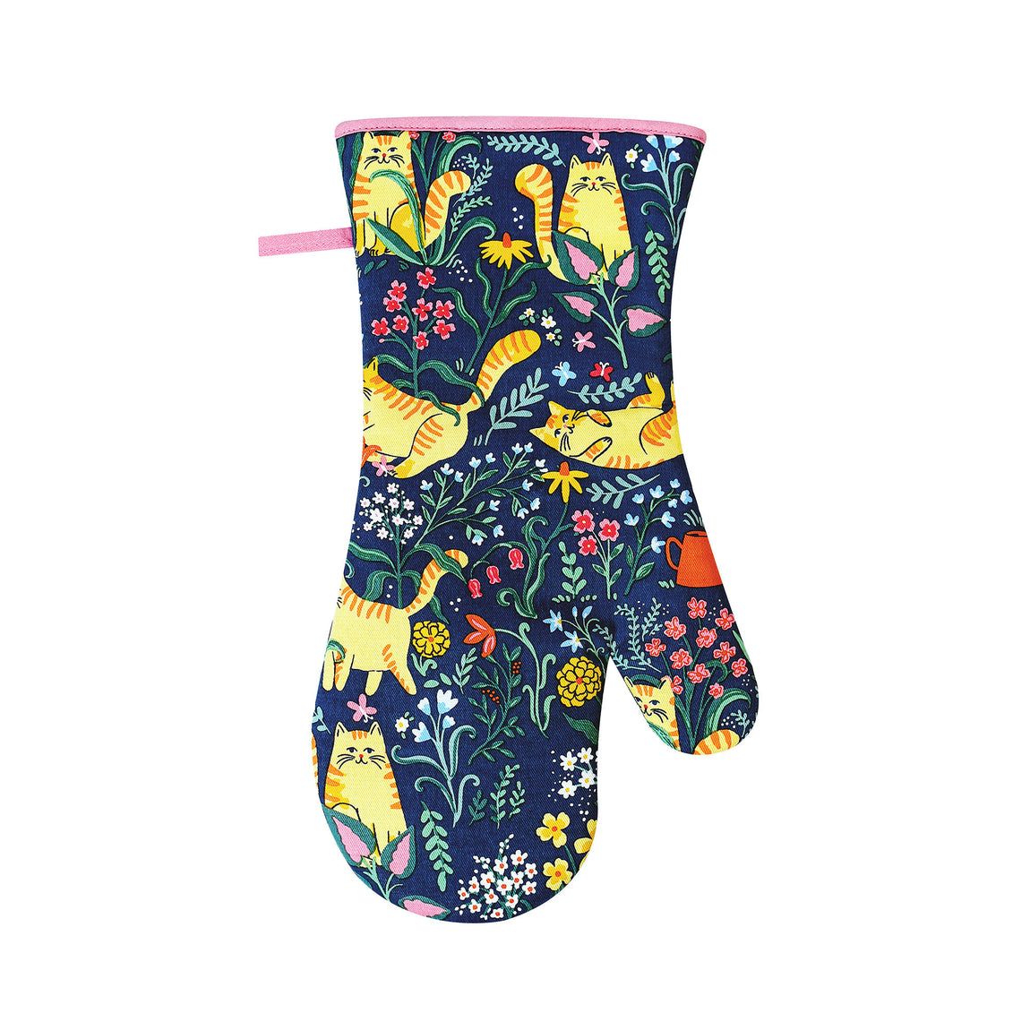 Ulster Weavers Marmalade Meadow Thermal Gauntlet Oven Glove Navy
