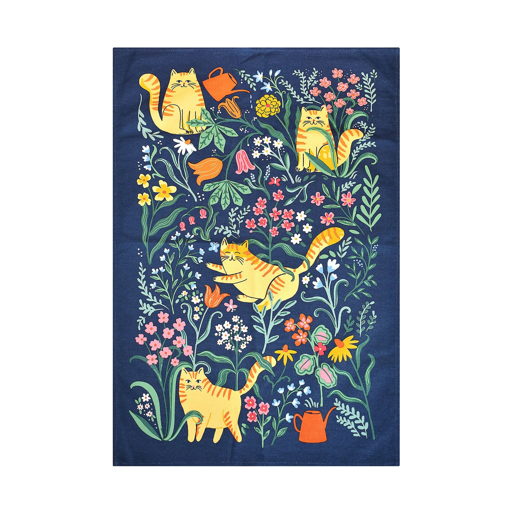Ulster Weavers Marmalade Meadow Cotton Tea Towel Navy