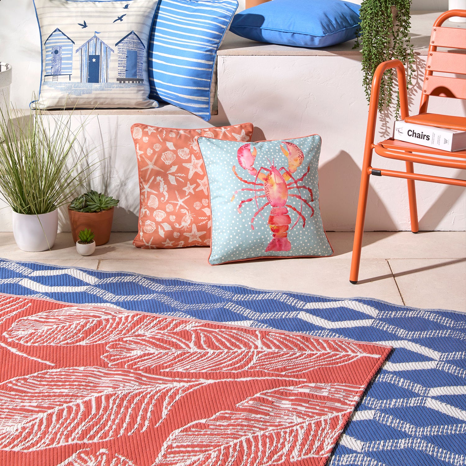 Fusion Matteo Outdoor Rug 120cm x 170cm Terracotta