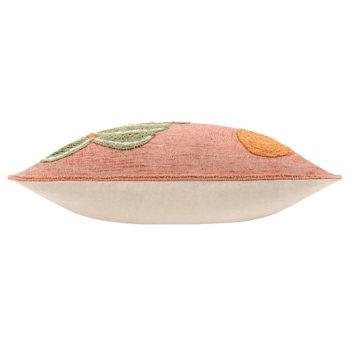 Moloko Embroidered 40cm x 60cm Filled Boudoir Pink Sunset
