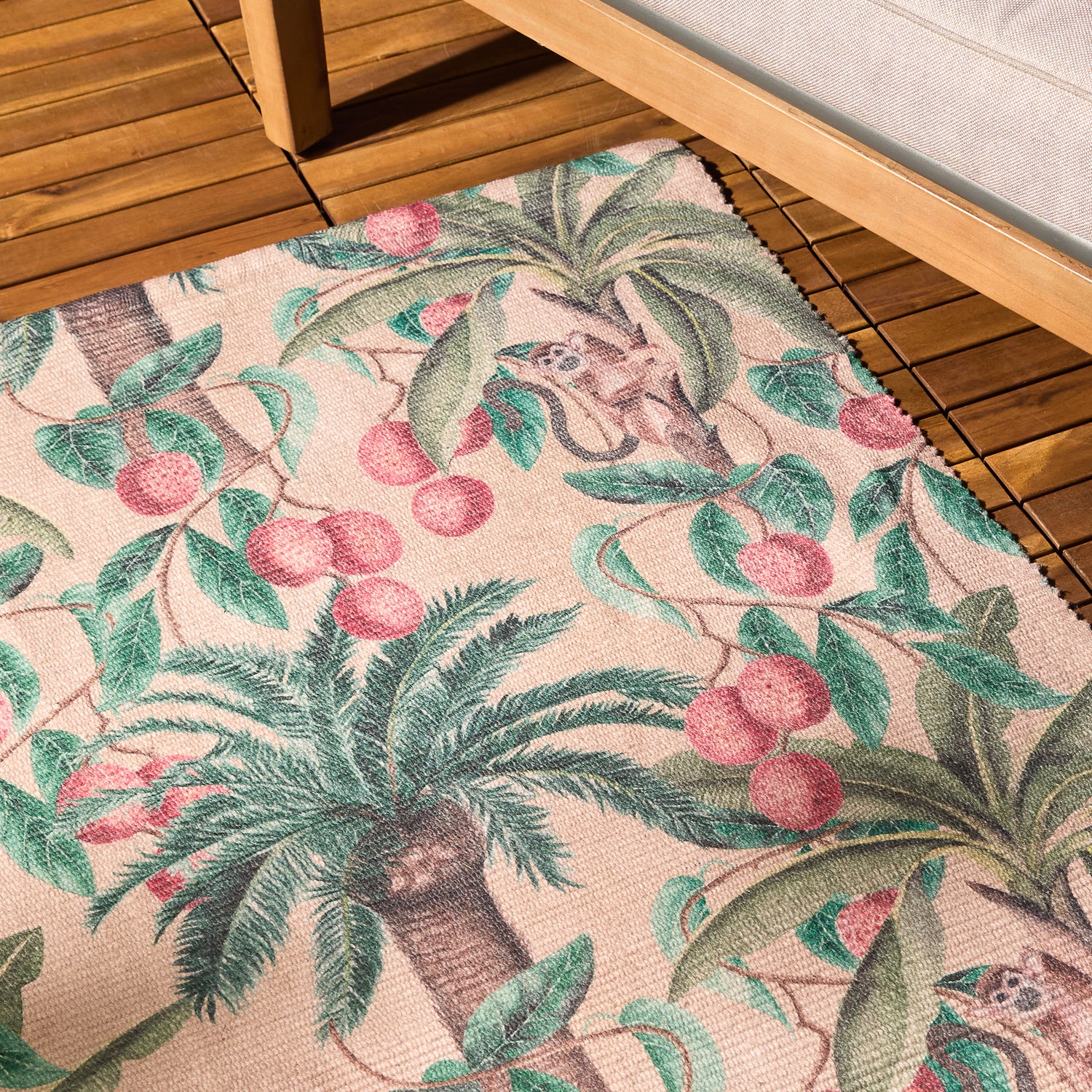 Furn Monkey Palm Outdoor Rug 120cm x 170cm Papyrus