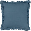 Paoletti Montrose Floral Printed 50cm x 50cm Filled Cushion French Blue