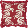 Paoletti Montrose Floral Printed 50cm x 50cm Filled Cushion Redcurrent