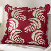 Paoletti Montrose Floral Printed 50cm x 50cm Filled Cushion Redcurrent