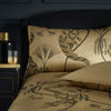 Paoletti Moondusk Exotic Animal Jacquard Duvet Cover Bedding Set Gold