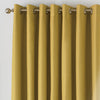 furn. Moon Premium Thermal Ready Made Eyelet Blackout Curtains Ochre
