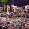 Wylder Moriyo Floral Velvet Single Duvet Cover Bedding Set Dusky Blush
