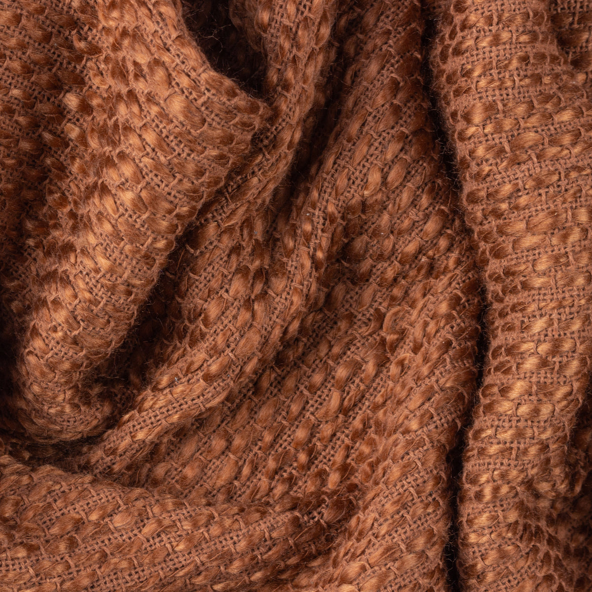 Morni Woven Tasselled 130cm x 180cm Throw Hazel
