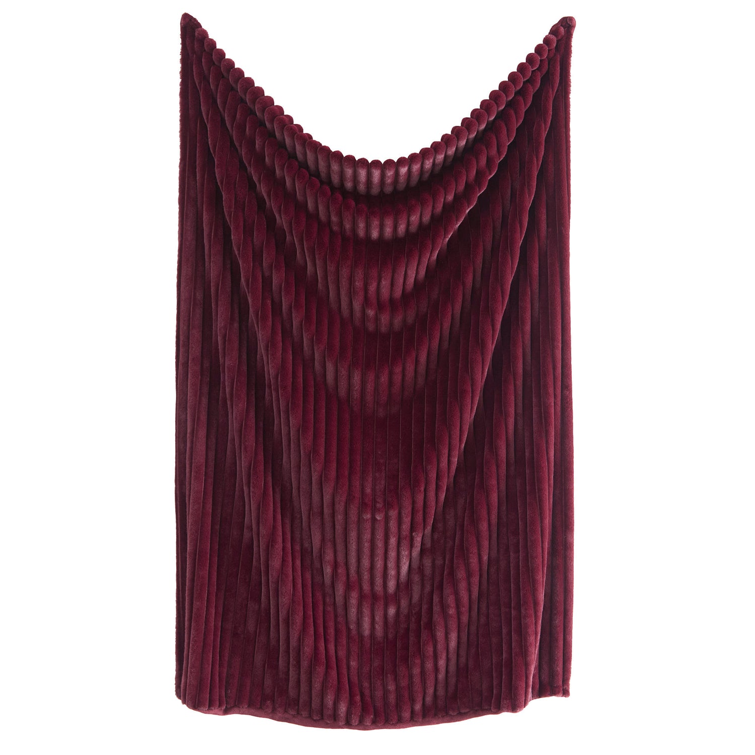 Appletree Morritz Faux Fur 130cmx180cm Throw Burgundy