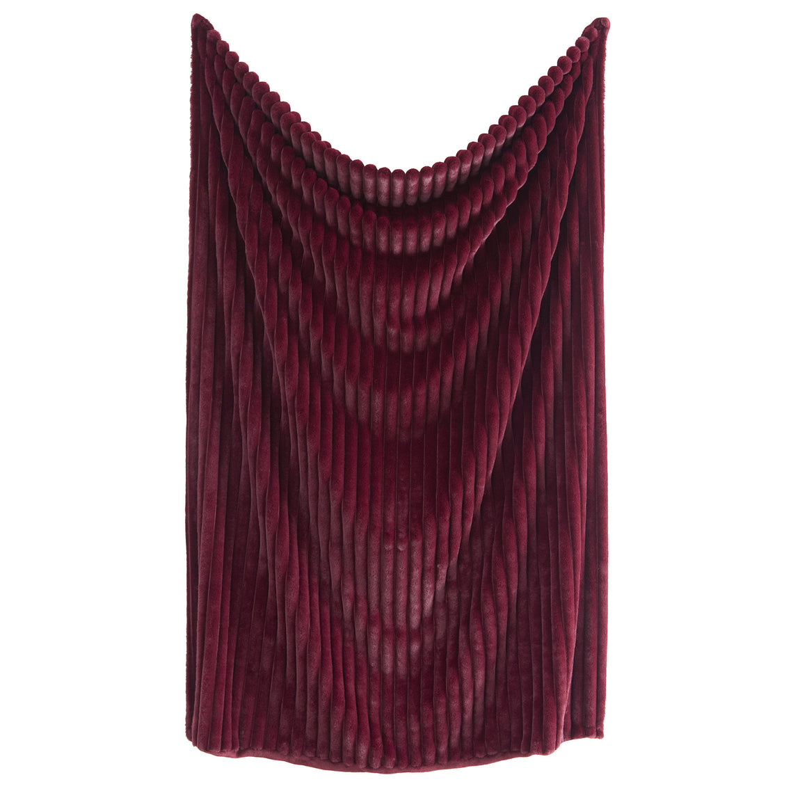 Appletree Morritz Faux Fur 130cmx180cm Throw Burgundy