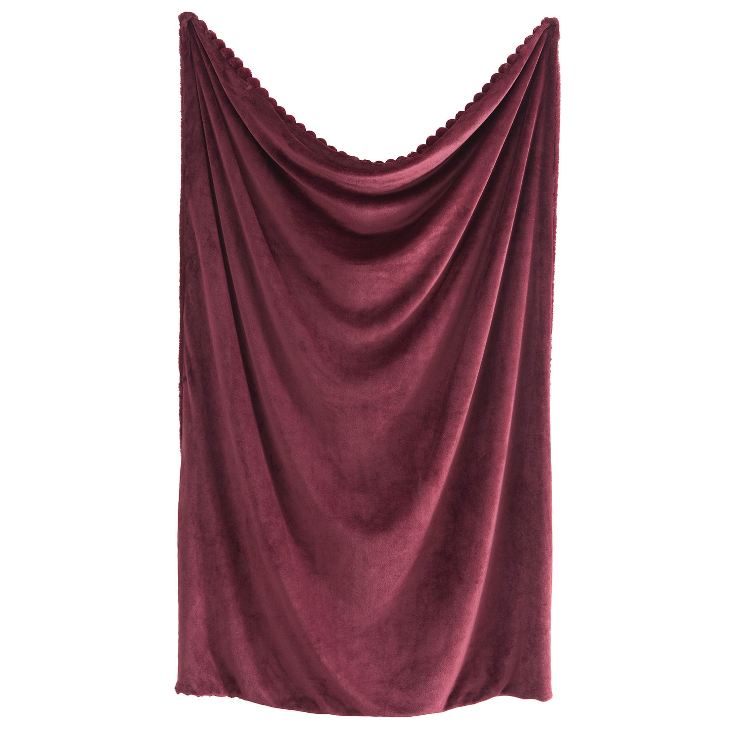 Appletree Morritz Faux Fur 130cmx180cm Throw Burgundy