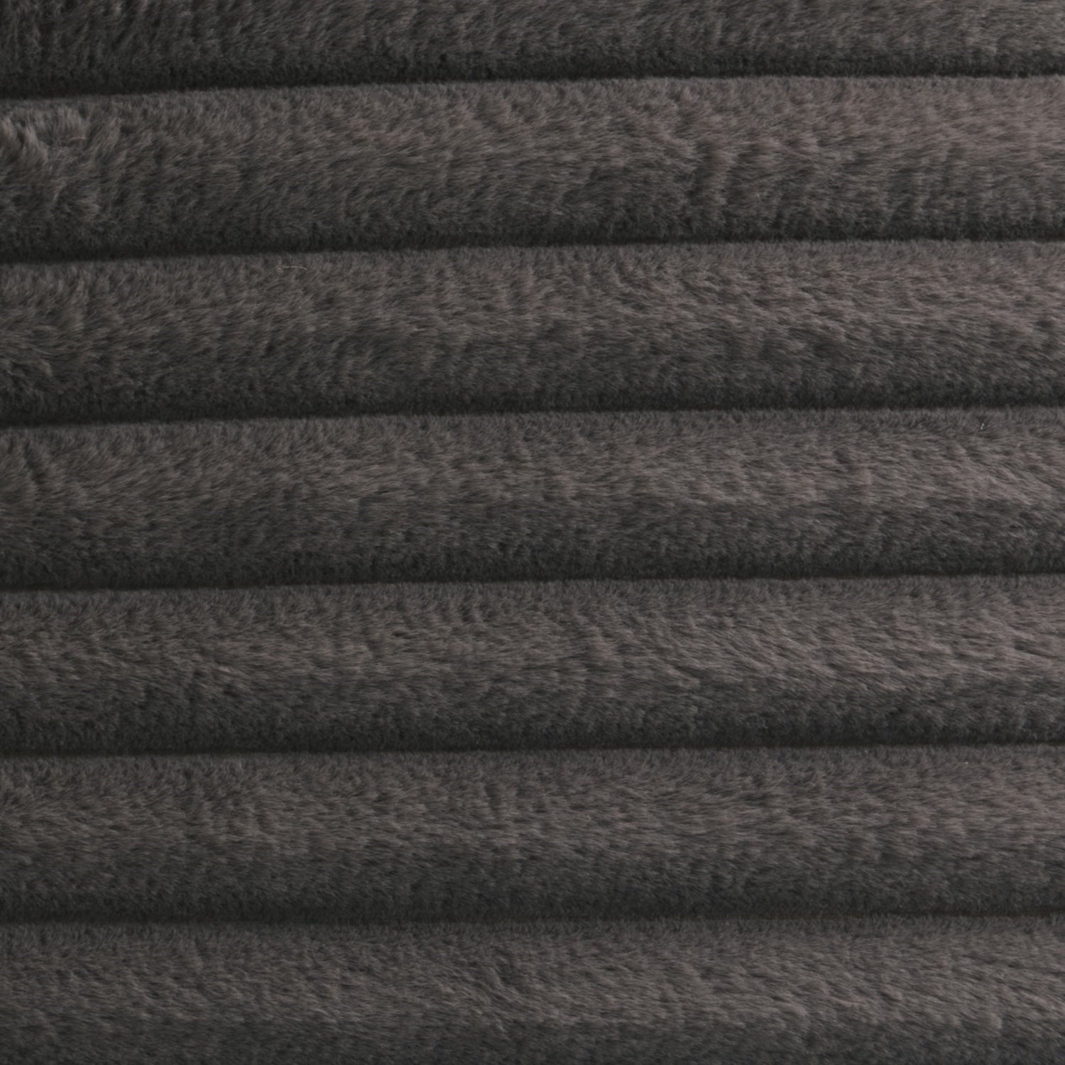 Appletree Morritz Faux Fur 130cm x 180cm Bedspread Charcoal