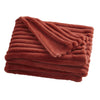 Appletree Morritz Faux Fur 130cm x 180cm Bedspread Terracotta