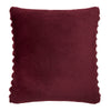 Appletree Morritz Faux Fur 43cmx43cm Filled Cushion Burgundy