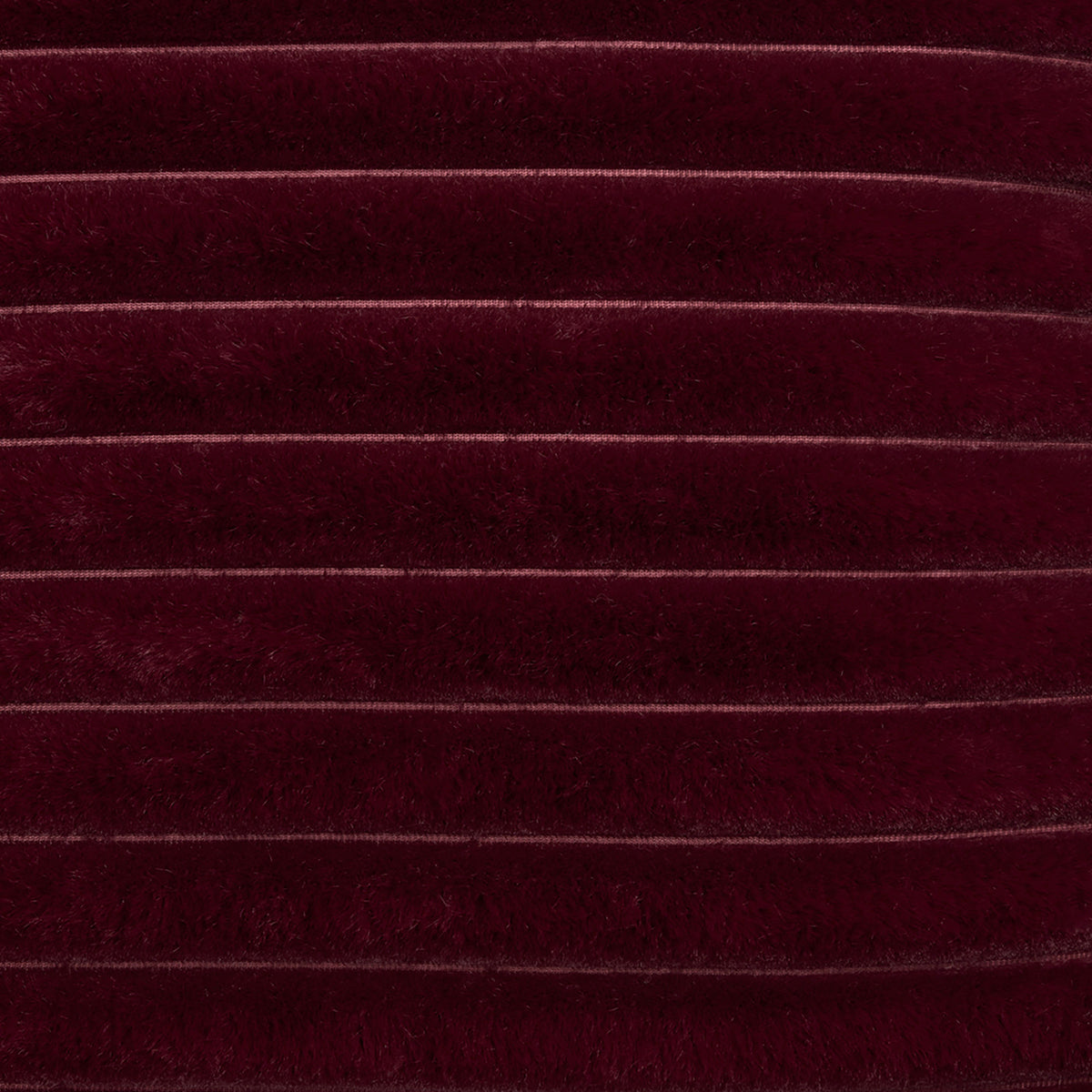 Appletree Morritz Faux Fur 43cmx43cm Filled Cushion Burgundy