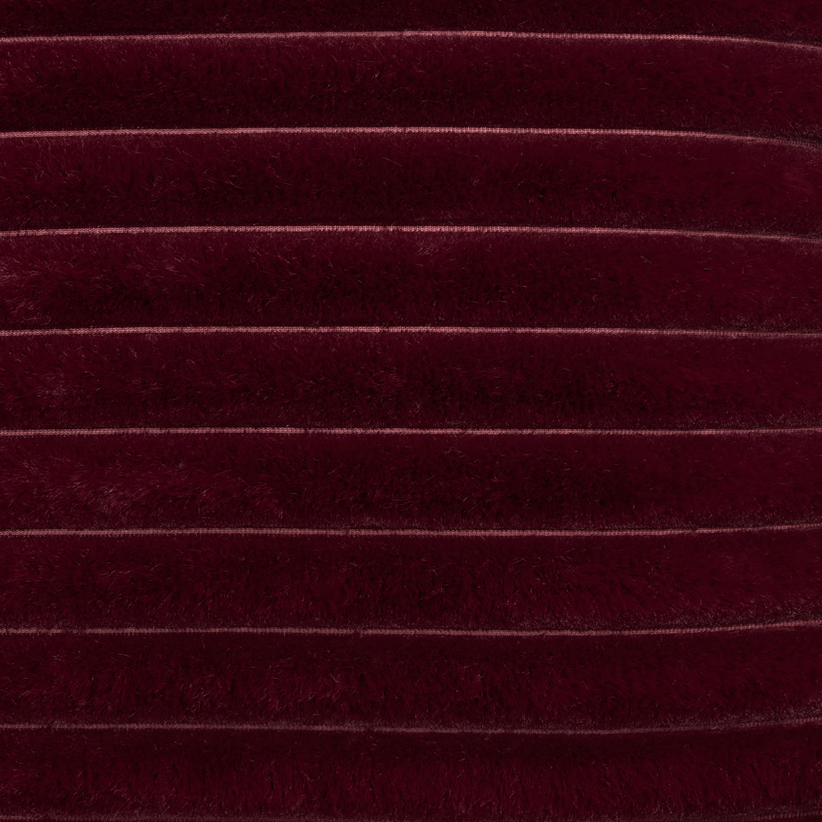 Appletree Morritz Faux Fur 43cmx43cm Filled Cushion Burgundy