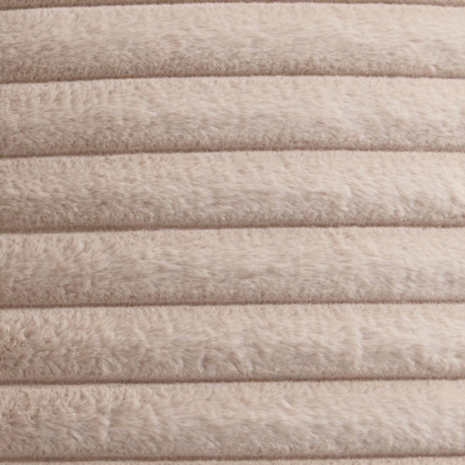 Appletree Morritz Faux Fur Filled Cushion 43cm x 43cm Natural