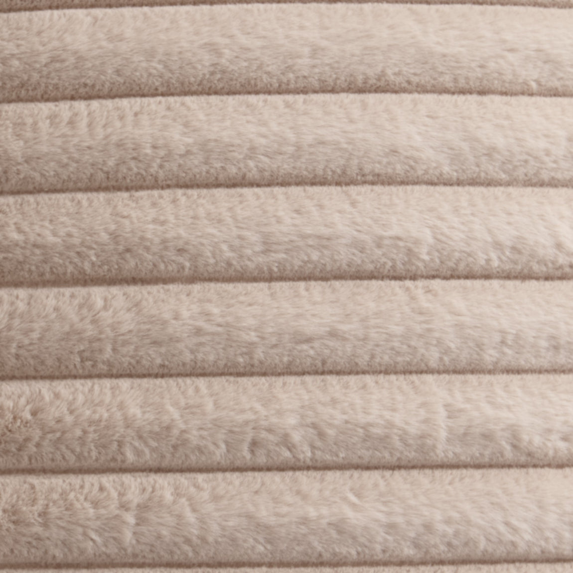 Appletree Morritz Faux Fur Filled Cushion 43cm x 43cm Natural