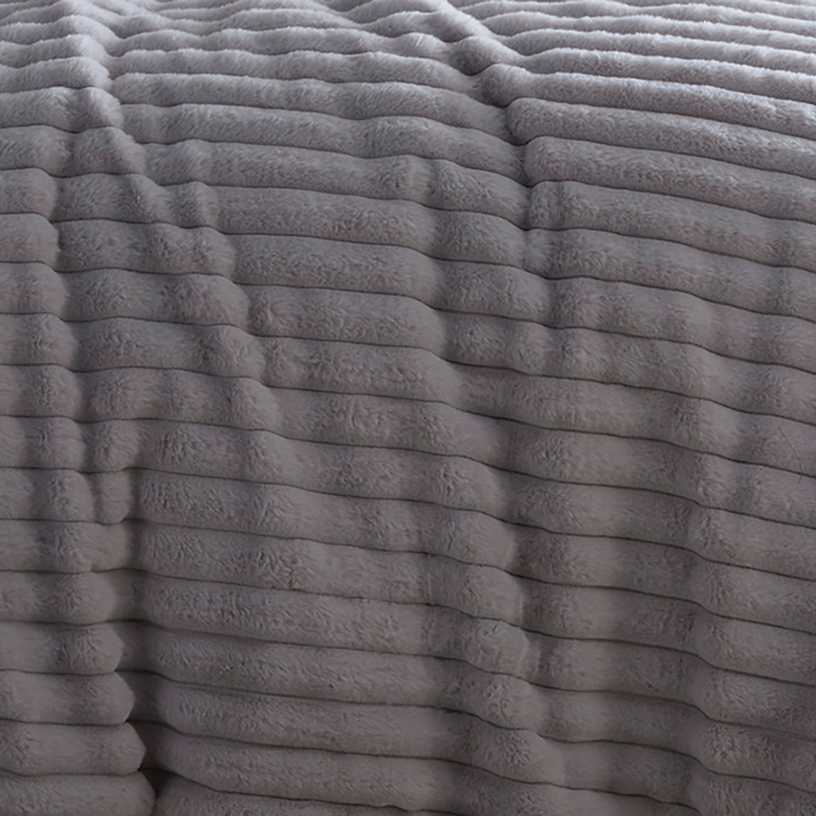 Appletree Morritz Faux Fur Duvet Cover Bedding Set Grey