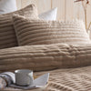 Appletree Morritz Faux Fur Duvet Cover Bedding Set Natural