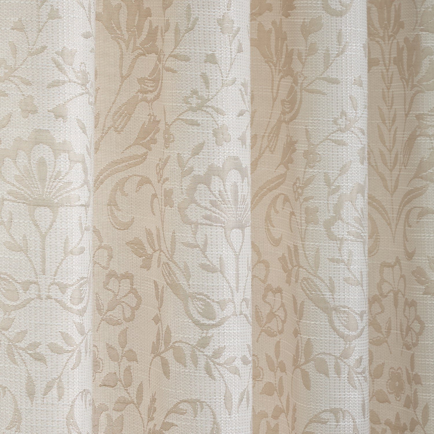 Curtina Marple Thermal Ready Made Eyelet Curtains Natural