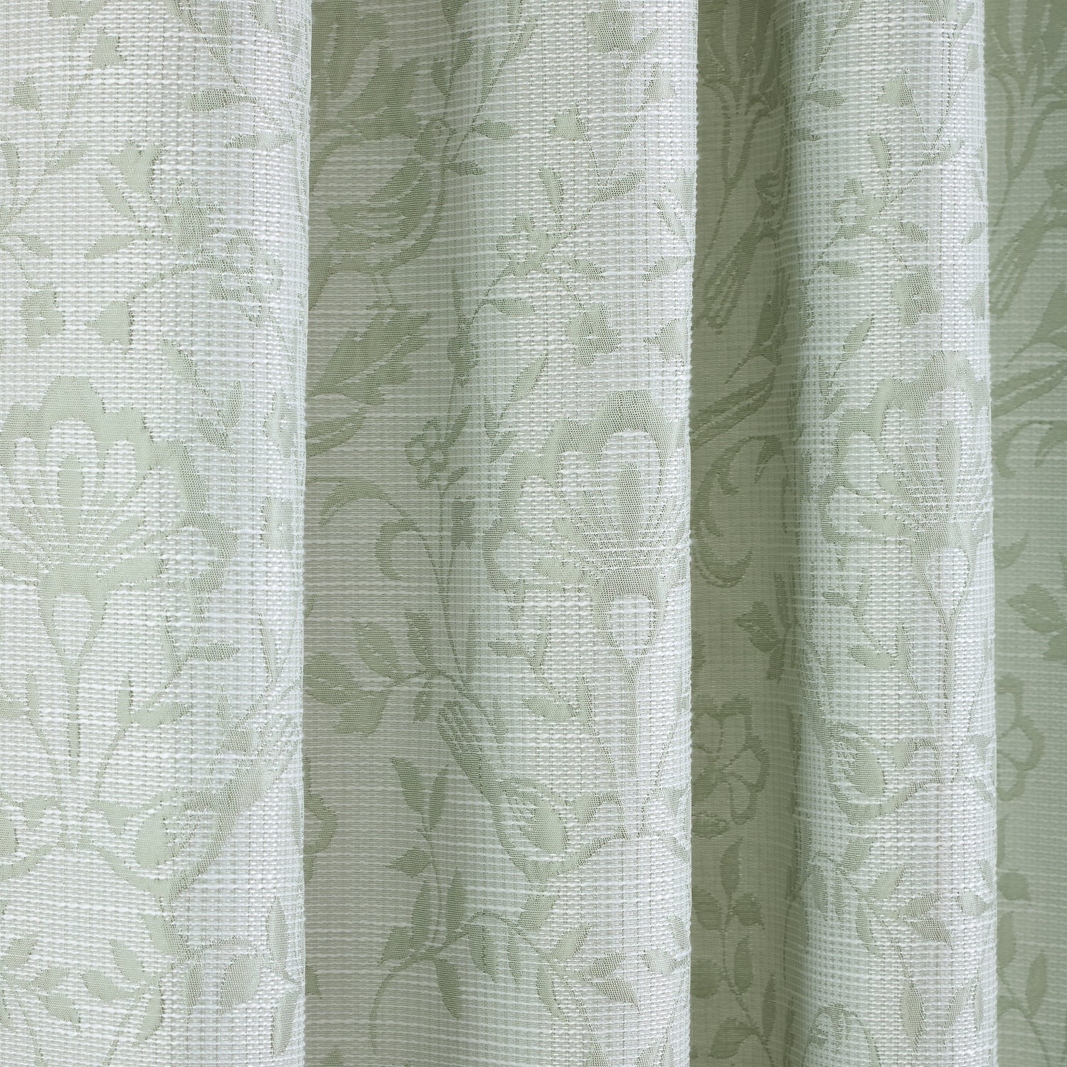 Curtina Marple Thermal Ready Made Eyelet Curtains Sage Green