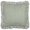 Wylder Martha Embroidered Ruffle 50cm x 50cm Filled Cushion Sage
