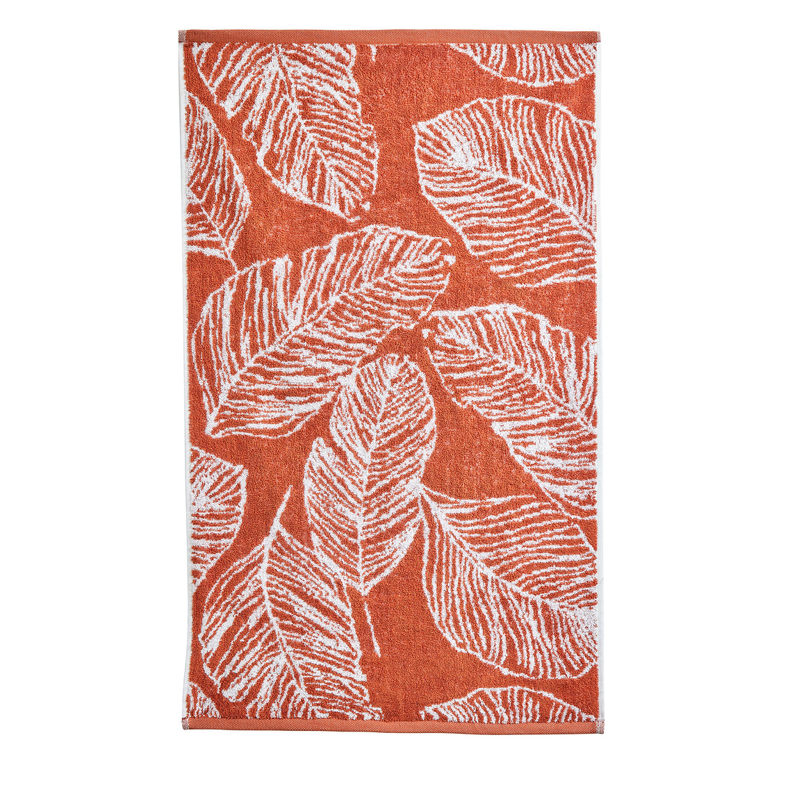 Fusion Matteo Jacquard Towel Terracotta