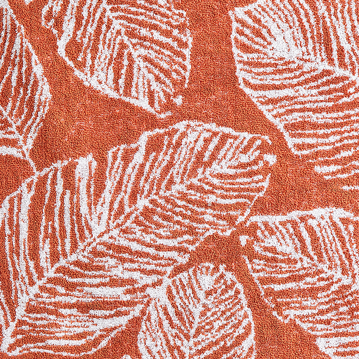 Fusion Matteo Jacquard Towel Terracotta