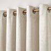 Laurence Llewelyn-Bowen Montrose Velvet Ready Made Eyelet Blackout Curtains Ivory