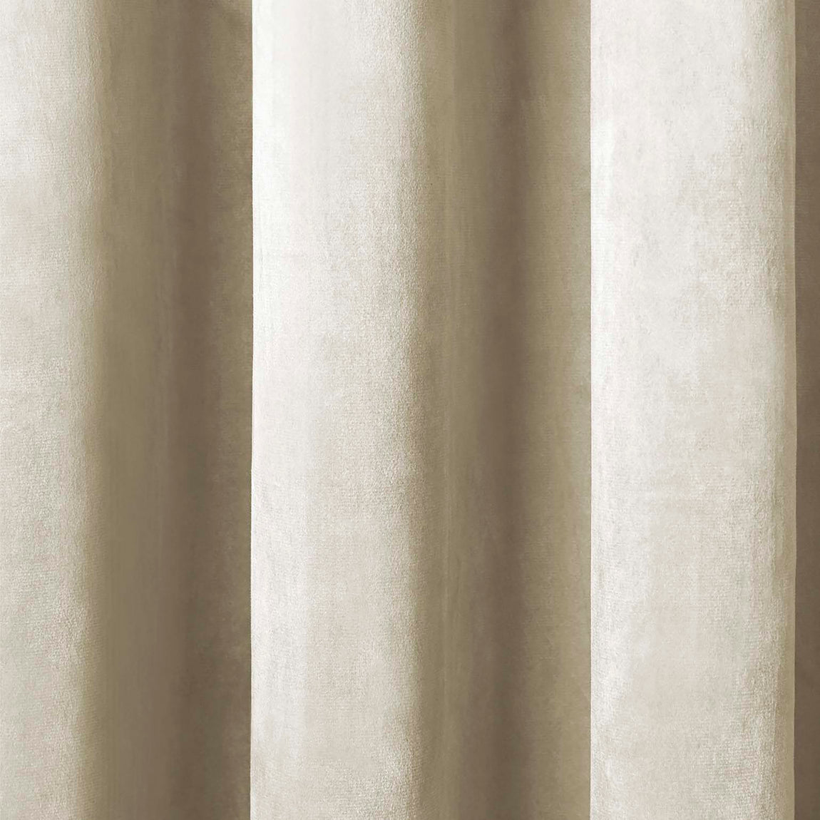 Laurence Llewelyn-Bowen Montrose Velvet Ready Made Eyelet Blackout Curtains Ivory