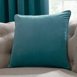 Laurence Llewelyn-Bowen Montrose Velvet Filled Cushion 43cm x 43cm Teal