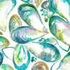 Voyage Maison Mussel Shells Printed Cotton Fabric Kelpie