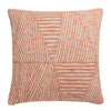 Appletree Myan Textured Geometric Filled Cushion 43cm x 43cm Terracotta