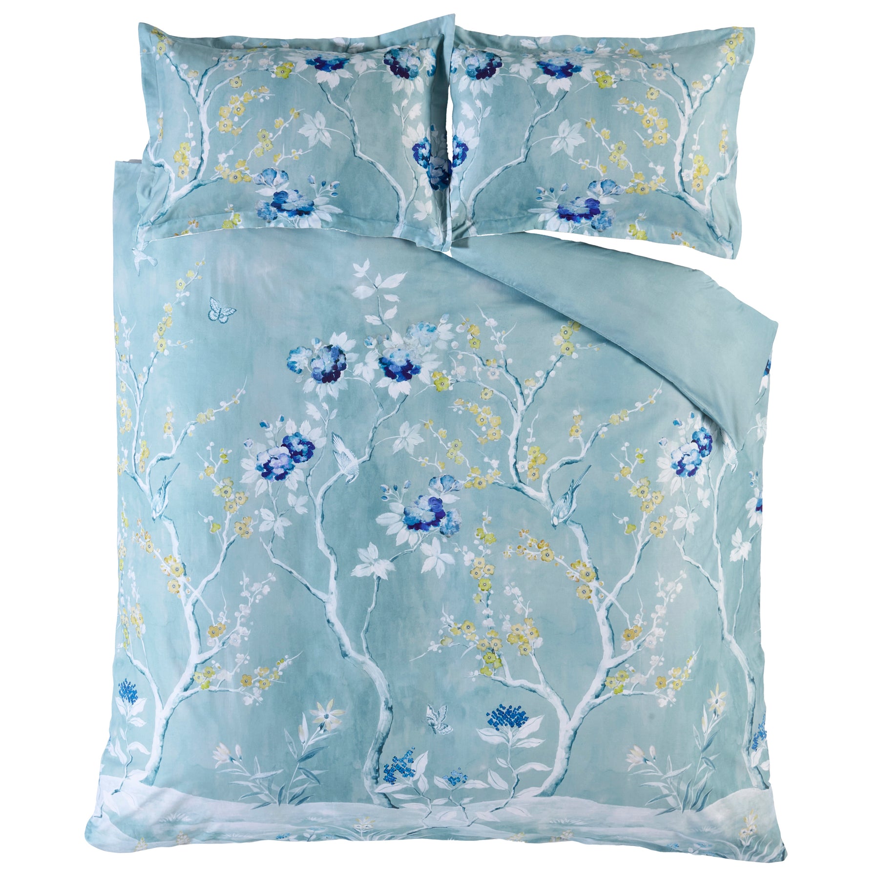 Designers Guild Manohari Duvet Cover Bedding Set Delft Blue