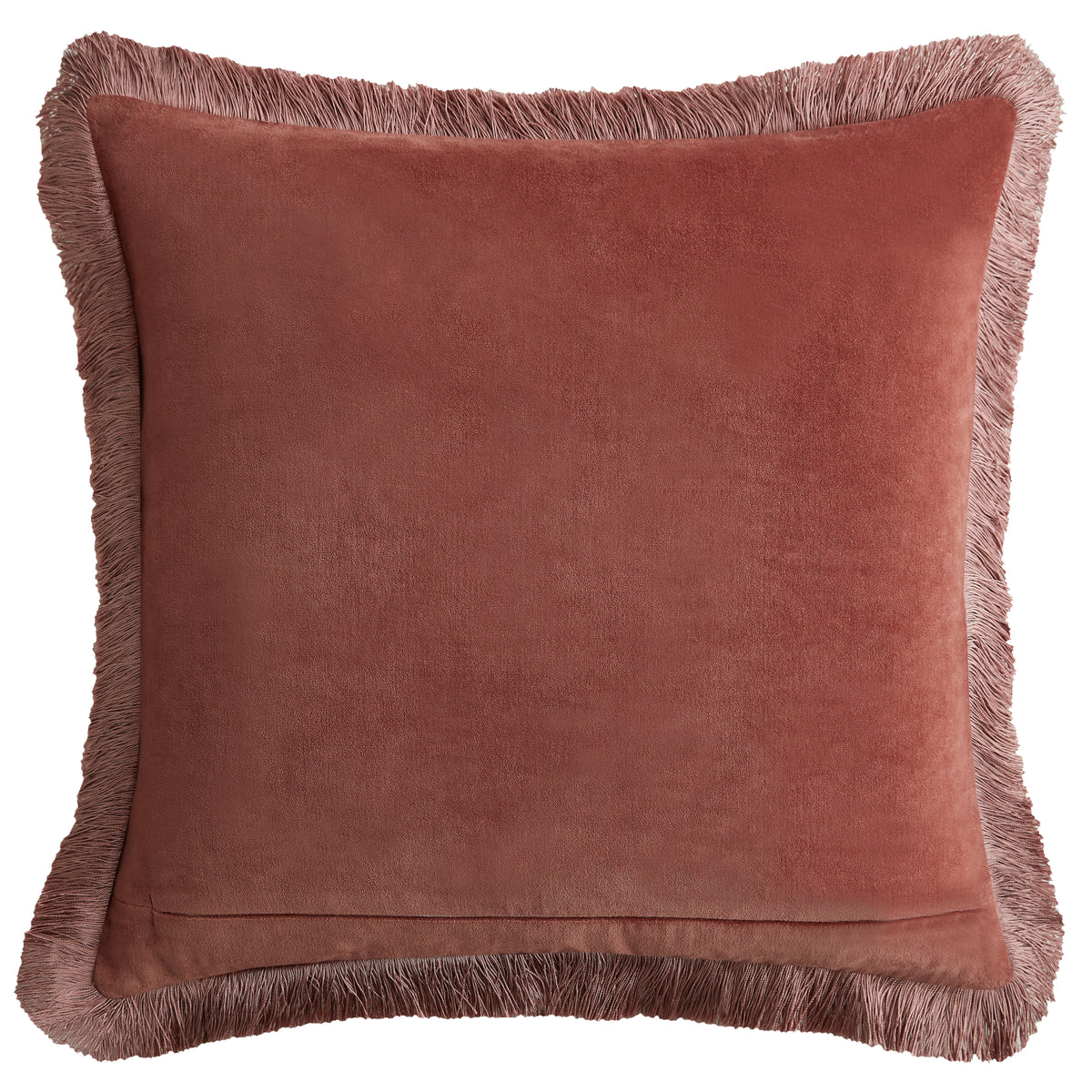 William Morris At Home Marigold 50cm x 50cm Filled Cushion Brick Pink