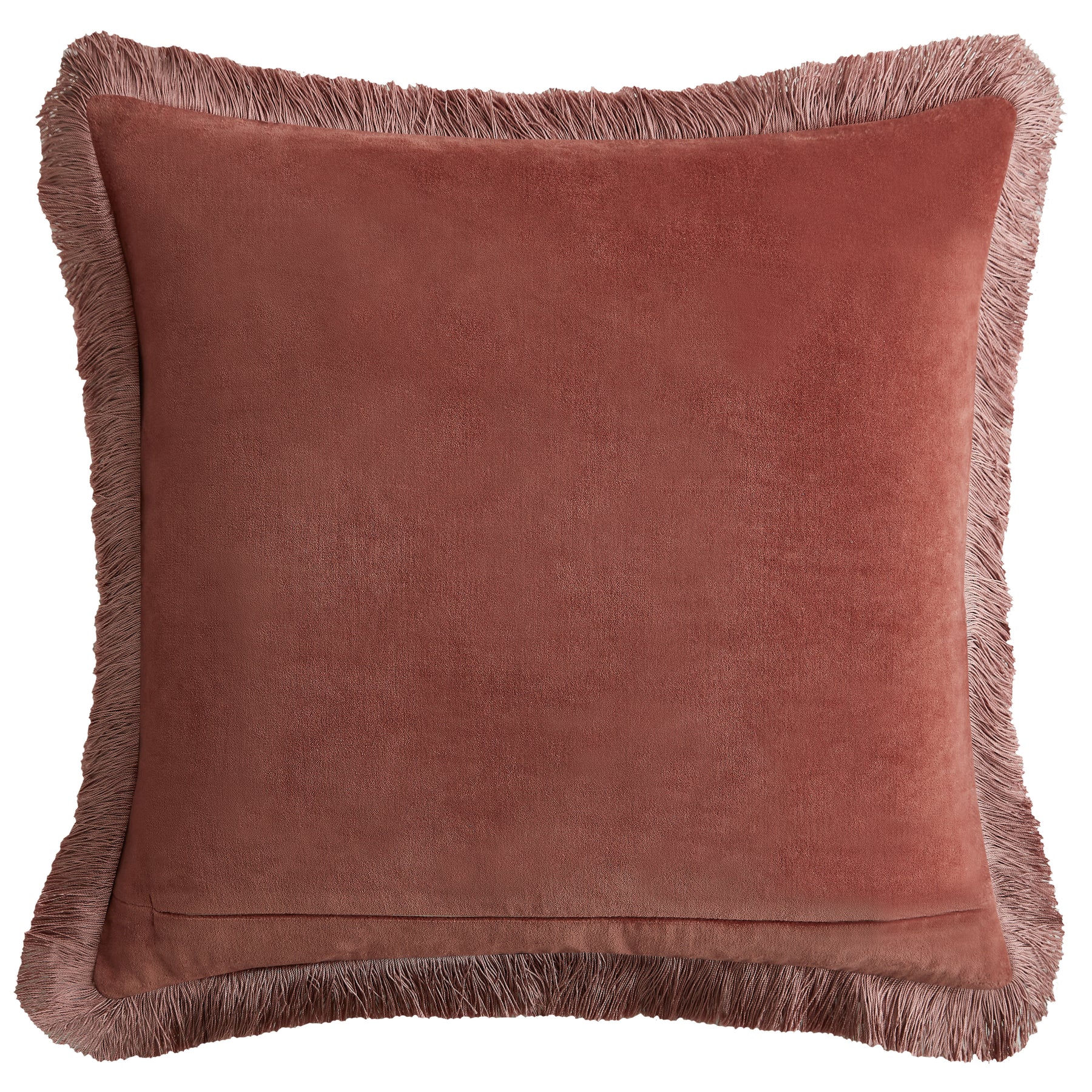 William Morris At Home Marigold 50cm x 50cm Filled Cushion Brick Pink