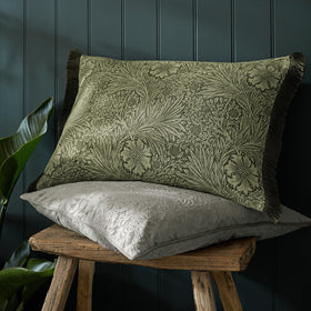 William Morris At Home Marigold 40cm x 60cm Filled Boudoir Olive
