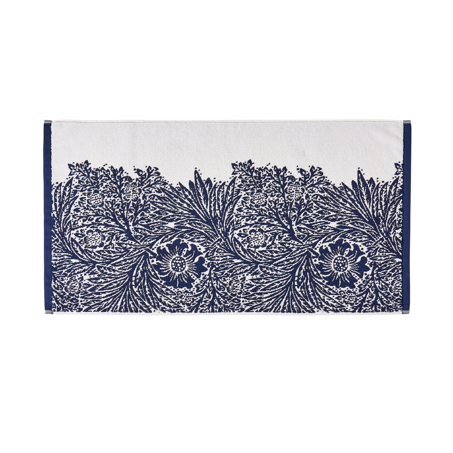 William Morris At Home Marigold Bath Mat 50cm x 90cm Prussian Blue