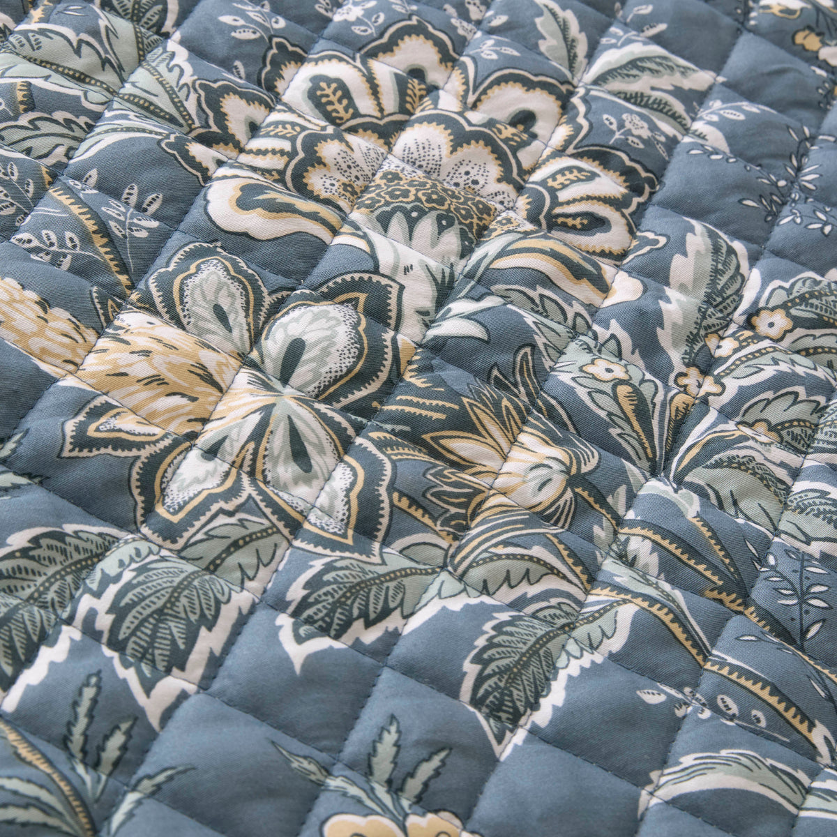 Laura Ashley Marlbrook 235cm x 235cm Bedspread Dusky Seaspray