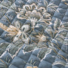 Laura Ashley Marlbrook 235cm x 235cm Bedspread Set Dusky Seaspray