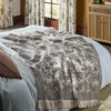 Laura Ashley Marlbrook Jacquard 120cm x 170cm Throw Truffle
