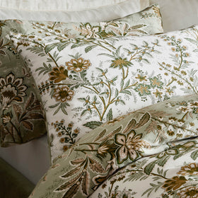 Laura Ashley Marlbrook Pair of Housewife Pillowcases Sage