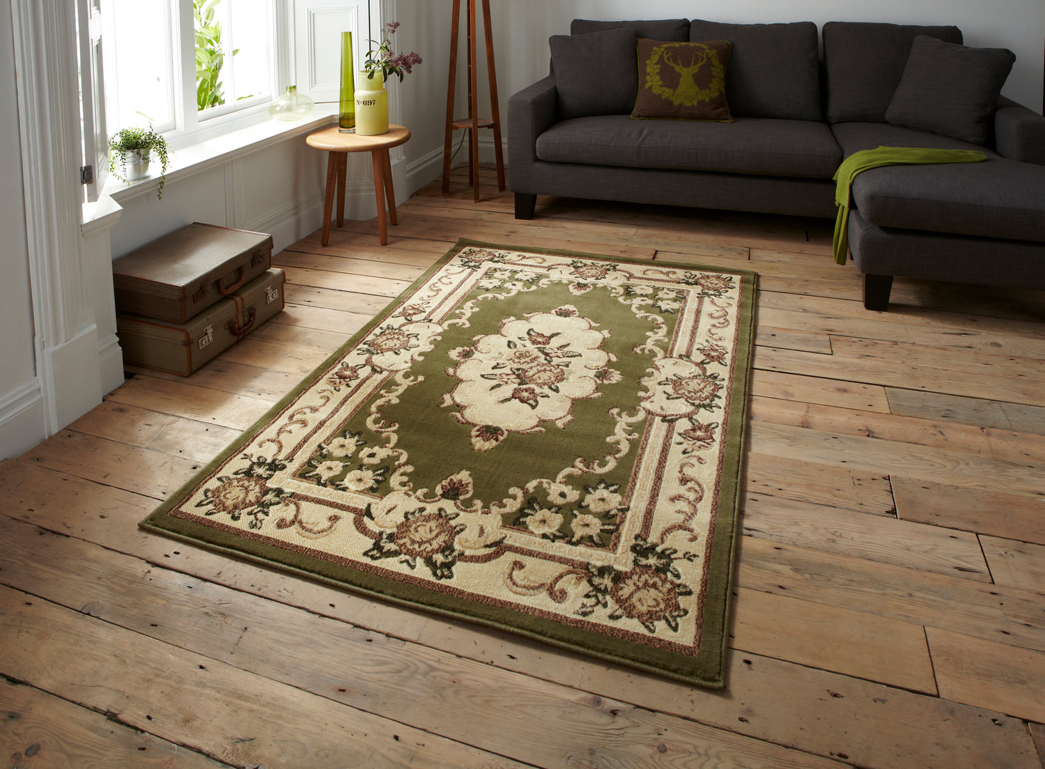 Marrakesh 80cm x 150cm Rug Light Green