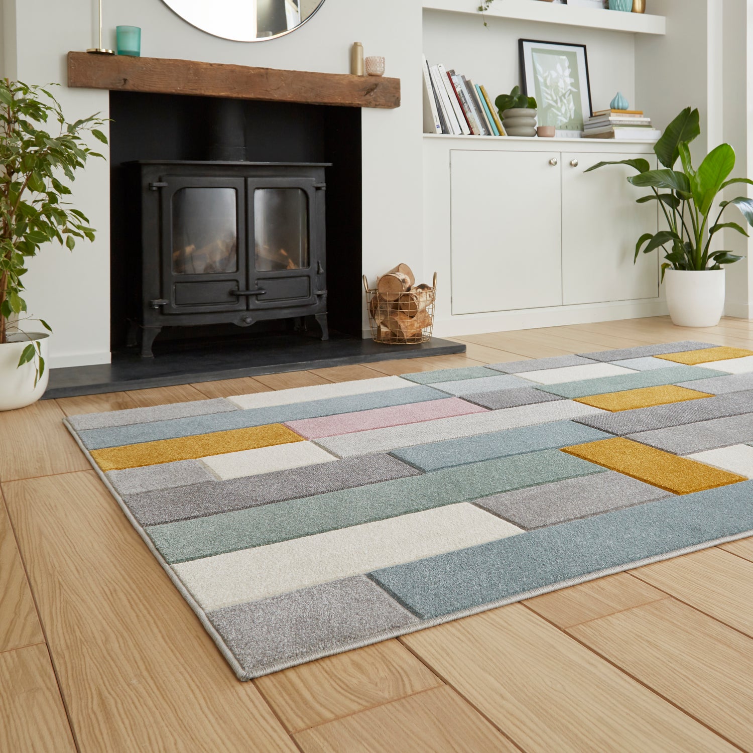Matrix E7918 160cm x 230cm Hand Carved Rug Multi