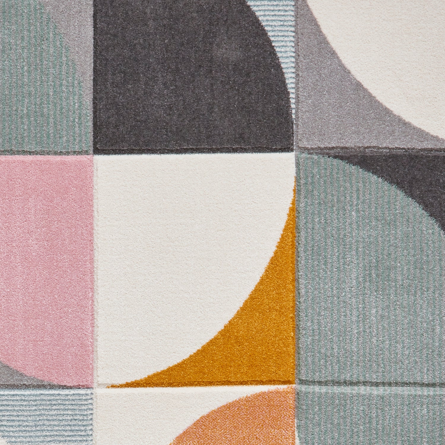 Matrix FE663 Hand Carved Rug Multi Grey